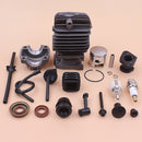 34mm Cylinder Piston Kit For Chinese 2500 25cc Fuel Oil Filter Hose Pipe Buffer Cap Seal Small Chainsaw