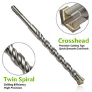 160mm Electric Hammer Drill Bits 5/6/8/10/12/14/16mm Cross Type Tungsten Steel Alloy SDS Plus For Masonry Concrete Rock Stone