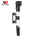 WEST BIKING Mini Portable Bike Pump Inflator Aluminum Alloy Bicycle Tire Pump Ultralight 120 Psi High Pressure Cycling Air Pumps