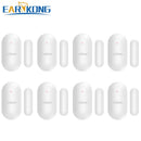 Original EARYKONG 433MHz Wireless Window Door Magnet Sensor Detector For Home Wireless Alarm System ultra-low power consumption