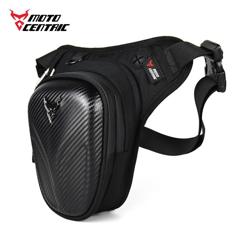 Waterproof Drop Leg Side Bag Motorcycle Riding Bag Outdoor Casual Waist Bag Fanny Pack Bag Motorbike Hard Shell Hip Belt Bag