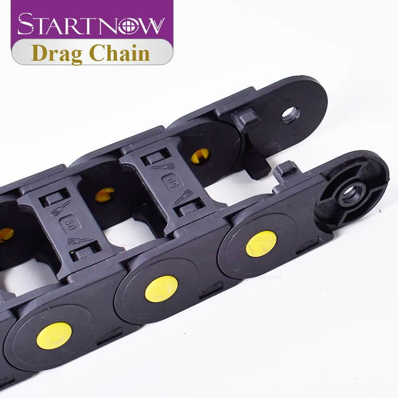 Startnow Plastic Transmission Cable Chains Bridge Opened Drag Chain With End Connectors CNC Router Machine Tools Wire Carrier