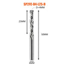 Compression milling cutter woodwork UP &amp; DOWN Cut Two Flutes Spiral Carbide Milling Tool CNC Router Wood End Mill Cutter Bits