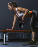 Fitness Adjustable Metal Kettlebell Handle for Weight Plates Arm Strength Workout Kettle Bell Grip Dumbbell