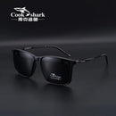 Cook Shark polarisierte Sonnenbrille Herren-Sonnenbrille Damen-UV-Schutz spezielle selbsttönende Brille Trend Persönlichkeit