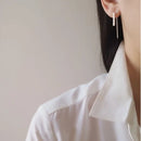 XIYANIKE Silver Color  Prevent Allergy Stud Earrings Trendy Simple Geometric Jewelry for Women Valentine's Day Gifts