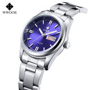 Montre Femme 2023 WWOOR Fashion Ladies Watches Waterproof Quartz Silver Clock Women Automatic Date Dress Wrist Watch Reloj Mujer
