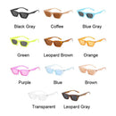 Vintage Cat Eye Sunglasses Woman Retro Shades Black Sun Glasses Female Fashion Small Frame Mirror Square Oculos De Sol