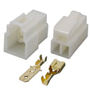 6.3 mm 3 Pin DJ7031-6.3-11/21 Kfz-Steckverbinder Kabelanschlussstecker-Kits Motorrad E-Bike Auto Anschluss Stecker Buchse