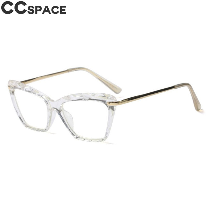 45591 Tr90 Anti Blue Light Cat Eye Glasses Frame Men Women Optical Fashion Computer Eyeglasses