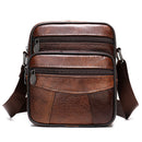 WESTAL Men's Leather Shoulder Bag Small Men's Genuine Leather Bag Man Mini Designer Bags Messenger Crossbody Bags Handbags 7350