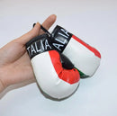boxing gloves in the car mirror keychain  Gloves Pendant Boxing Lobster Clasp Men and Women Car Keychain Gift