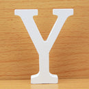 8 CM Letras Decorativas Grandes White Wooden Letters Home Decor Wedding Decoration DIY Personalised Name Design Free Standing