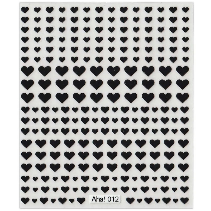 42Model Sticker Nail Decal 3D Adhesive Patch,Smile/Animal/Flower Nail Art Decorations Manicure Sticker Easter Day Design Decal-