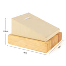 Bamboo and Wood with Microfiber Cloth Jewelry Display Stand Necklace Ring Display Stand Bracelet Earrings Display Jewelry Stand