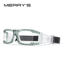 MERRYS DESIGN Men Sport Glasses Frame For Basketball Football Outdoor Sports Prescription Glasses Anti-fog Anti-impact S3035