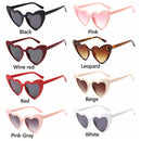 1PC Luxury Heart Shaped Sunglasses Big Frame Love Effect Sun Glasses Retro Women  lana del rey Eyewear UV400 Protection