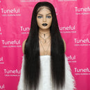 Tuneful Silky Straight 13x6 13x4 HD Lace Front Human Hair Wigs Peruvian Pre Plucked HD Transparent Lace Frontal Wigs For Women