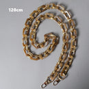 Neue Mode Damentasche Accessoire Metallteile Weiße Perle Acrylharzkette Luxuriöser Riemen Damen Schulter Süße Clutchketten