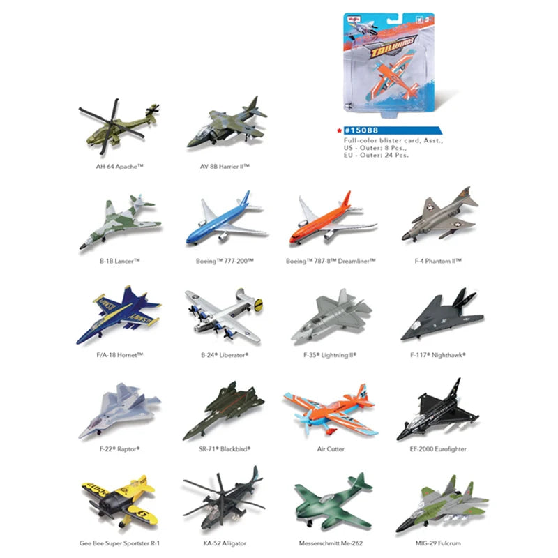 Maisto original model airplane die-casting  metal toy gift collection transport airplane fighter helicopter Games Children toys