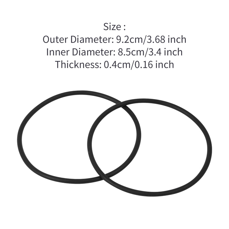 10 Water Filters Compatible Gaskets Replacement Rubber O-Rings Leak-Proof Water Filters Seals for Universal 10 Inch Water Filter