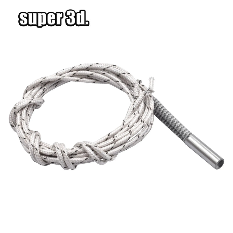 12V/24V 40W 50W Ceramic Cartridge Heater 6*20mm 1M /2M Cable 3D Printer Print Head Induction Heater Heating Tube element