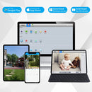 8MP 4K IP Camera Outdoor ASECAM Face Detection Audio Dual Light H.265 Onvif CCTV Metal Dome Video Surveillance Camera RTSP