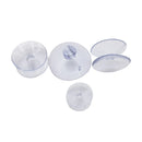 100 Pcs Car Sunshade Suction Cup Wedding Car Balloon Decor Transparent Glass Plastic Sucker Hooks Car Decoration Accessories