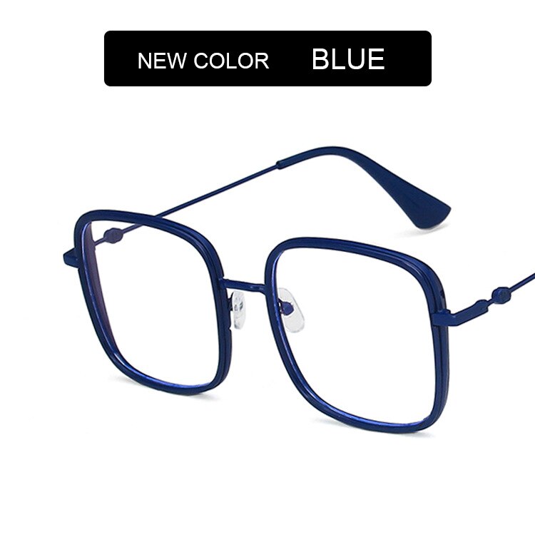 UVLAIK Transparent Computer Glasses Frame Women Men Anti Blue Light Round Eyewear Blocking Glasses Optical Spectacle Eyeglass