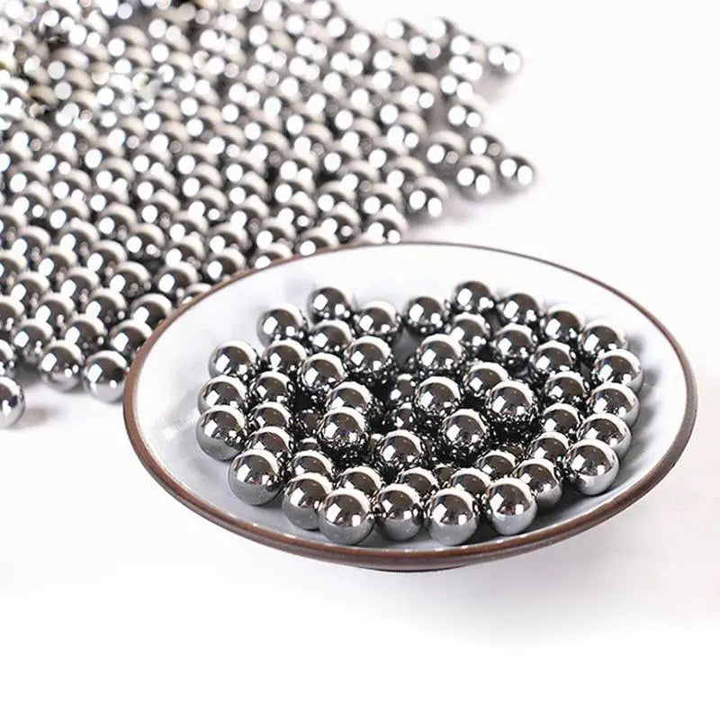 100 Pcs Nail Polish Mixing Balls Steel Beads Varnish Manicure Glitter For Nail Balance Accessories Polish Tools Q9U0