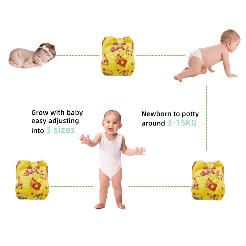 [Mumsbest]Absorbent Ecological Reusable Diaper For Baby Training Panties Children&