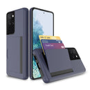 Candy Color Card Slots Cover Business Case For Samsung Galaxy S21 Ultra S20 FE Note 20 S10 Plus 5G Cover For S21+ Note 10 plus