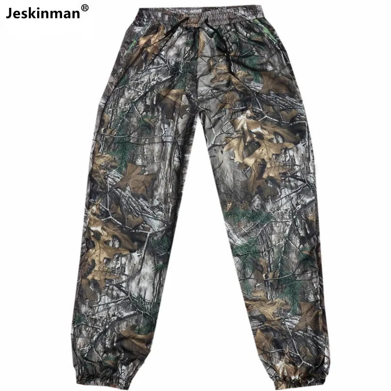 Ultra Thin Breathable Hunting Fishing Full Pants Summer Jungle Camo Anti-Mosquito Trousers Bionic Camouflage Ghillie Long Pants