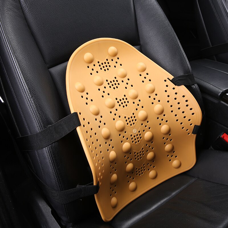 1PCS Universal Car Back Support Chair Massage Lumbar Support Waist Cushion Mesh Ventilate Cushion Pad For Car Office Home