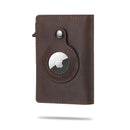 2021 For Apple Airtag Wallet Men Carbon Fiber Fashion ID Credit Card Holder Rfid Slim Airtag Slide Wallet Designer Cardholder