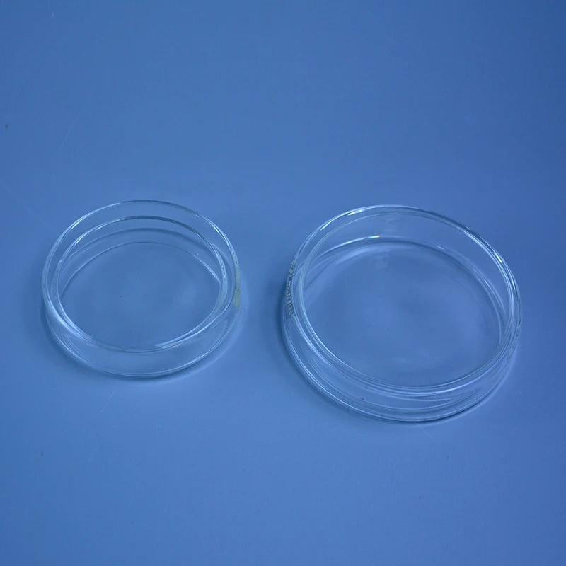 60mm/75mm/90mm/120mm/150mm Petri Bacterial Culture Dish Borosilicate 3.3 Glass Laboratory Chemistry Equipment