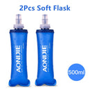 AONIJIE Soft Flask Wasserflasche Wassertank Trinkblase faltbare Wassersäcke für Lauf-Hydration-Pack