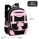 New Children School Bags Girls Dot Cute Bow Kids Backpack Set Primary School Backpacks Schoolbag Satchel Mochila Infantil