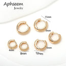 Trendy Gold Color Prevent Allergy Mini Hoop Earrings For Women Simple Ear Buckle New Circle Earrings Jewelry Accessories