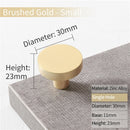 KAK Gold Cabinet Knobs Black Kitchen Handles Zinc Alloy Colorful Furniture Knobs for Kids Room 30mm Cupboard Door Pulls Hardware