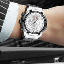 2023 Top Marke Luxusuhr Mode Casual Militär Quarz Sport Armbanduhr Vollstahl Wasserdicht Herrenuhr Relogio Masculino