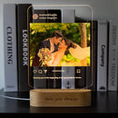 Personalized Photo Text Lamp Custom Picture Acrylic Night Light  Anniversary Birthday Christmas Mom Dad Girlfriend DIY Gift