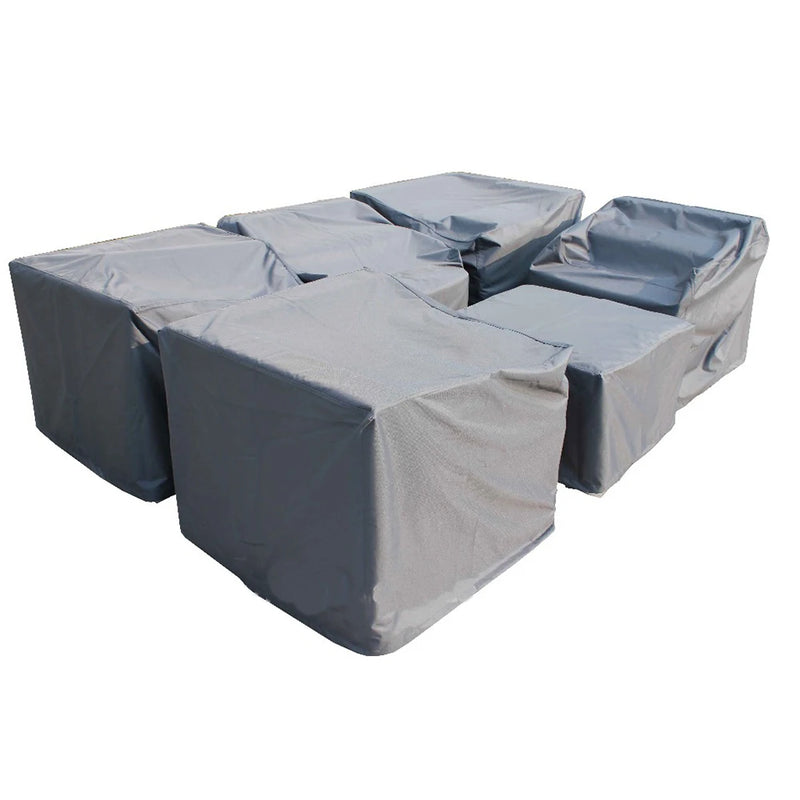 Waterproof Outdoor Terrace Garden Furniture Cover Rain and Snow Chair Cover Sofa Table and Chair Dust Cover with Bag