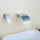 Chrome Black Gold Natural Waterfall Water Faucet Washbasin Sink Mixer Wash Basin Faucet Bathroom Faucet In Wall Installation