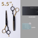 Brainbow 5.5' /6.0' Professional Hair Scissors Japan Hairdressing Barber Scissors Thinning Cutting Shears Haircut Hair Style