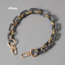Neue Mode Damentasche Accessoire Metallteile Weiße Perle Acrylharzkette Luxuriöser Riemen Damen Schulter Süße Clutchketten
