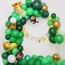 50/100pcs Jungle Safari Dark Green Balloon Garland Kit Balloons Baby Shower Toys Wedding Party Diy Balloons Birthday Decoration