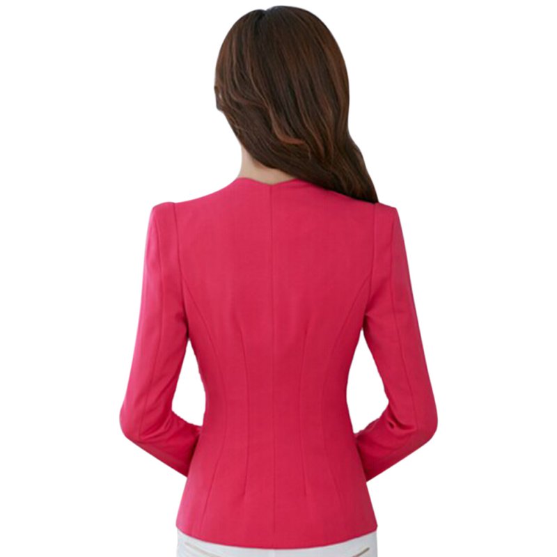 Ladies Women Jacket OL Fashion Slim Blazer Coat Women Suit jacket Long Sleeve Ladies Blazer Work Wear