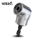 Dual Head L-shaped Mini Socket Wrench 105 degrees 1/4" Extension Hex Drill Bit Key Utility Tool And Screwdriver Bit Drill Set