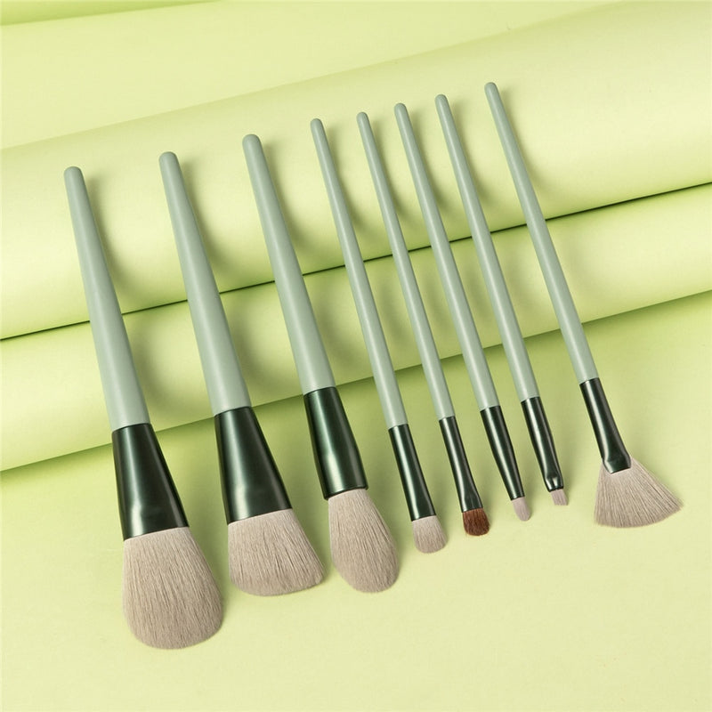 FLD 8/13pcs Natural Hair Makeup Brushes Set Professional Foundation Blushes Eyeshadow Eyebrow Blending Brush Tools Maquillaje